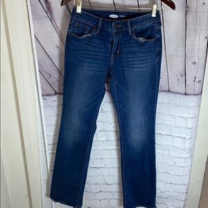 Old navy kicker boot-cut mid rise jeans